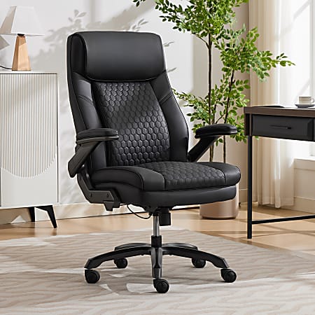 Shaquille ONeal Phineus Big Tall Ergonomic Faux Leather High Back