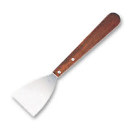 American Metalcraft Slanted Scraper, 3", Brown