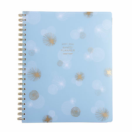 Russell & Hazel 2024 PP Academic Planner, 9-1/8” x 11-1/4”, Gold Foil Burst