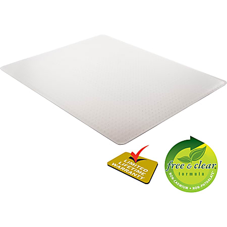 Chair mats for high pile carpet top