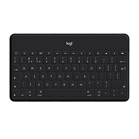 Logitech® Keys-To-Go Wireless Keyboard, Compact, Black, 920-006701