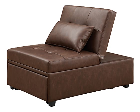 Powell Baird Sofa Bed Brown Office Depot, Used Twin Bed Settee