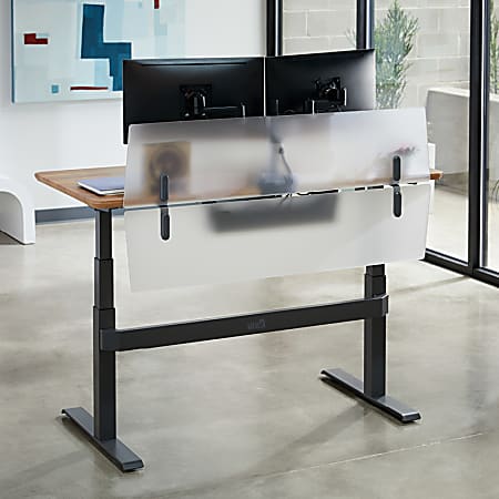 Sauder Bergen Circle Modesty Panel For 60 Desks 12 78 H x 53 18 W x 4 14 D  Kiln Acacia - Office Depot