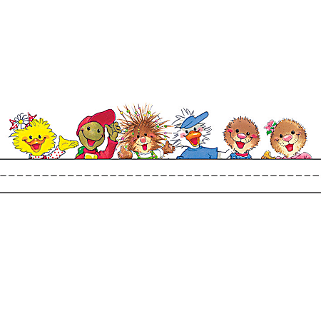 Eureka Tent-Fold Name Plates, Suzy's Zoo Friendly Faces, Pack Of 36