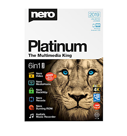 Nero Platinum 2019, Disc