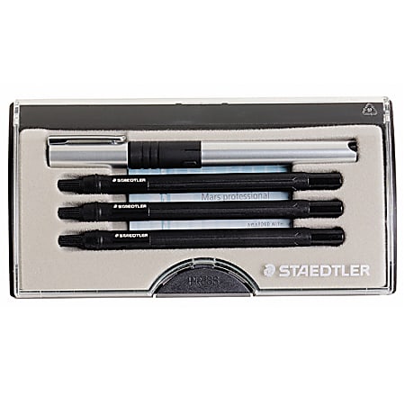 Staedtler® Mars® Professional 4-Pen Set, Black
