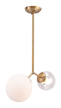 Zuo Modern Constance Ceiling Lamp, 18-1/10"W, Gold