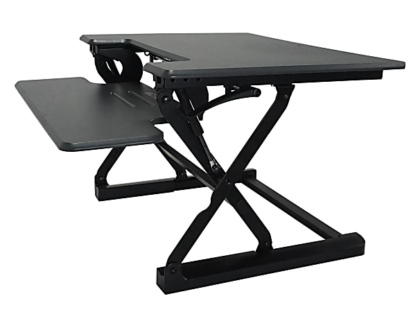 Victor High Rise DCX760 Height Adjustable Standing Desk Riser 36 ...
