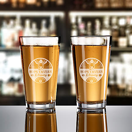 POD Etched Pint Glass 16 Oz.