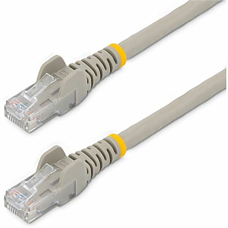 StarTech.com 15 ft. CAT6 Ethernet Cable - 10 Pack - ETL Verified - Gray CAT6 Patch Cord - Snagless RJ45 Connectors - N6PATCH15GR10PK