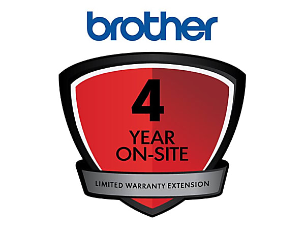 Brother Warranty/Support, Extended Warranty (Upgrade), 4 Year, Warranty, On-site, Maintenance, Parts &amp; Labor, Physical, O1394EPSP