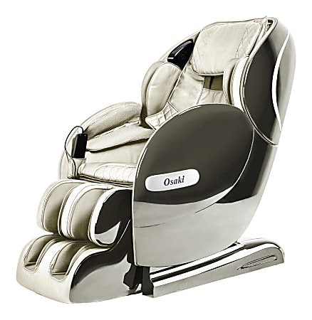 Osaki OS 3D Monarch Massage Chair Beige Office Depot