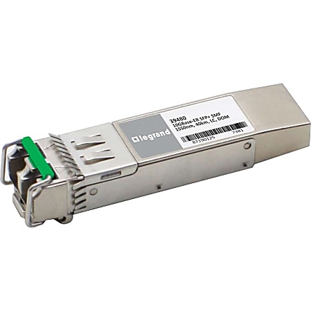 C2G Cisco SFP-10G-ER Compatible 10GBase-ER SMF SFP+ Transceiver Module - For Optical Network, Data Networking - 1 x LC 10GBase-ER Network - Optical Fiber - Single-Mode - 10 Gigabit Ethernet - 10GBase-ER - 10 Gbit/s - Hot-swappable