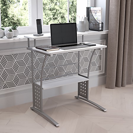 Flash Furniture Clifton 28"W Contemporary Computer Desk, White