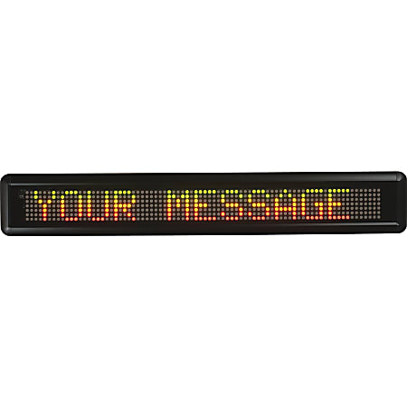 LED Electronic Moving Message Sign, 7 x 60 Pixels