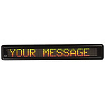 LED Electronic Moving Message Sign, 7 x 80 Pixels