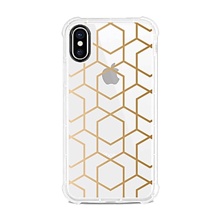 OTM Essentials Tough Edge Case For iPhone® X/Xs, Gold Hex, OP-SP-Z119A