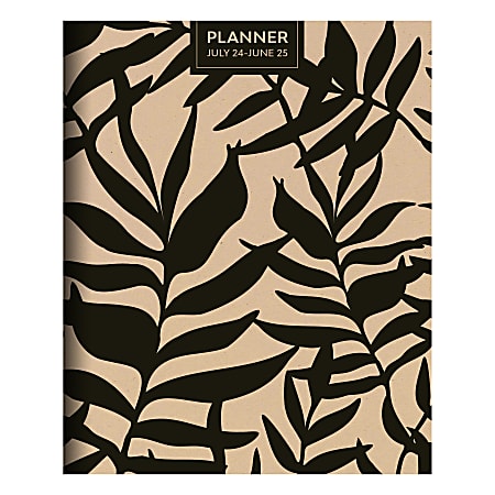 2024-2025 TF Publishing Medium Monthly Planner, Foliage, 8” x 6-1/2”, July To June
