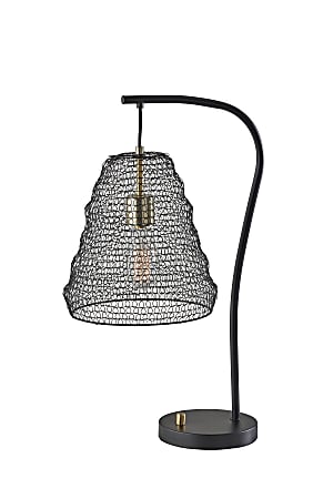 Adesso® Sheridan Table Lamp, 24-1/2"H, Black