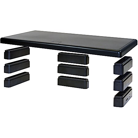 DAC Stax Ergonomic Height Adjustable Ultra Wide Monitor Stand with 2 ...