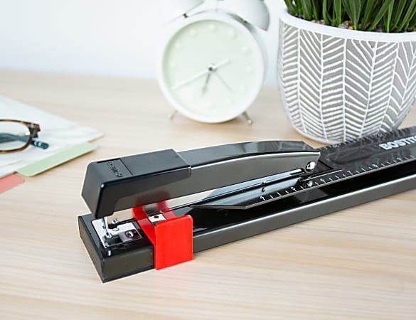 Bostitch Long Reach Stapler BlackSilver - Office Depot