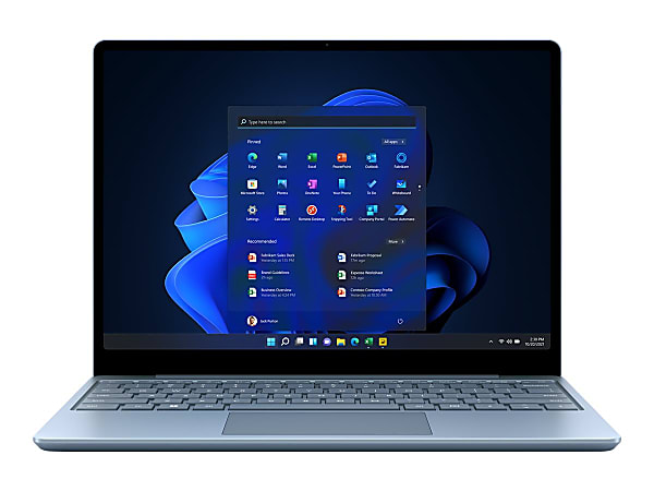 Microsoft® Surface Laptop Go 2 Laptop, 12.4" Touch Screen, Intel® Core™ i5, 8GB Memory, 256GB Solid State Drive, Ice Blue, Windows® 11 Home, WiFi 6