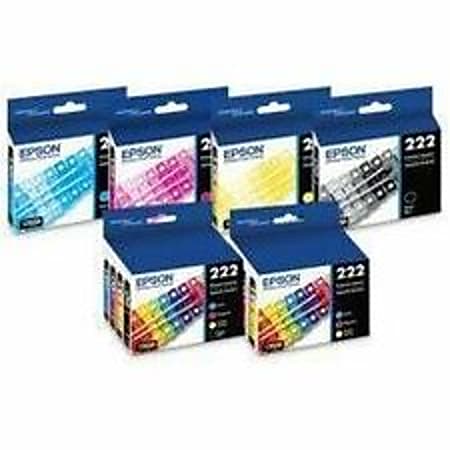Epson Claria T222 BlackCyanMagentaYellow Ink Cartridges Set Of 4