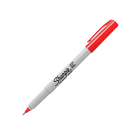 Avery® Marks-A-Lot® Ultra Fine Permanent Markers, 12 Red Markers