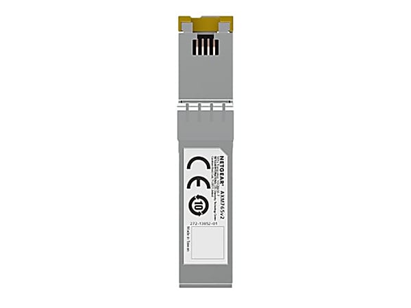 Netgear SFP+ Transceiver 10GBASE-T - For Data Networking, Optical Network - 1x RJ-45 10GBase-T Network LAN - AXM76520000S