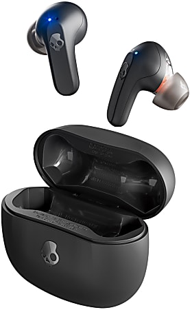 Skullcandy Rail True Wireless Earbuds, True Black, S2RLW-Q740