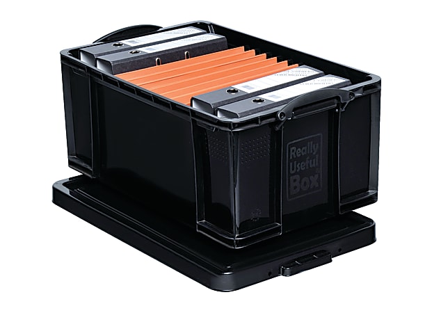 Really Useful Box Plastic Storage Container With Built-In Handles