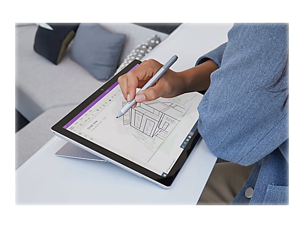 Microsoft Surface Pro 7 Tablet 12.3 Intel Core i5 11th Gen i5 1135G7 Quad  core 2.40 GHz 8 GB RAM 256 GB SSD Windows 10 Pro Platinum 2736 x 1824 5  Megapixel Front Camera 15 Hour Maximum Battery - Office Depot