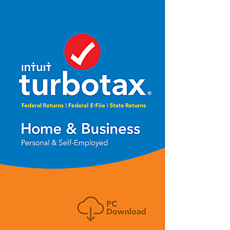 Intuit® TurboTax® Home & Bus Fed+Efile+State 2017, For Windows®, Download