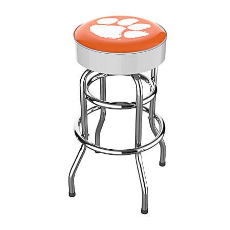Imperial NCAA Backless Swivel Bar Stool, Clemson University