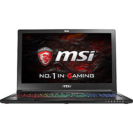 MSI GS63VR Stealth Pro 4K-021 15.6" 4K UHD Thin and Light Gaming Laptop Intel Core i7-6700HQ GTX1060 16GB DDR4 512GB SSD +1TB TB3 Win10 VR Ready