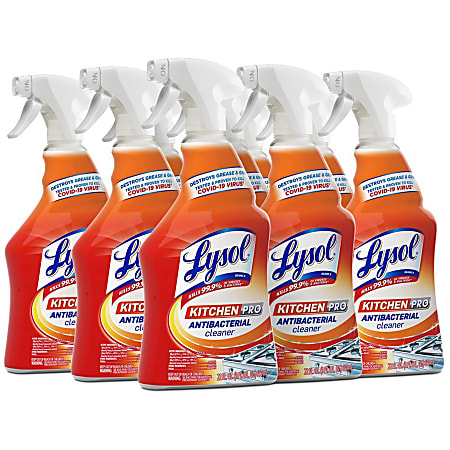 Lysol Kitchen Pro Antibacterial Cleaner - Liquid -