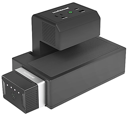 Luxor EdgePower™ Desktop Charging Station System, Black/Silver,
