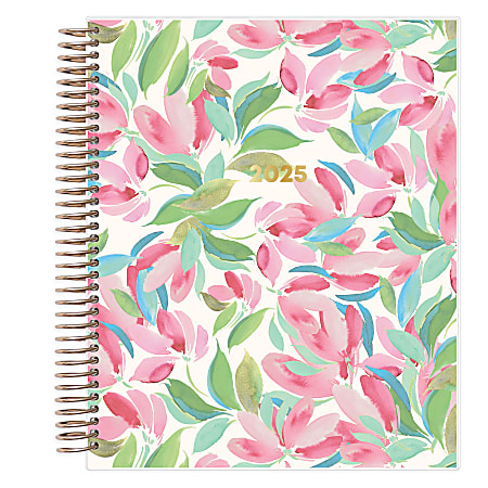 2025 Blue Sky Daily/Monthly Planning Calendar, 7” x 9”, Magnolia Pink, January 2025 To December 2025