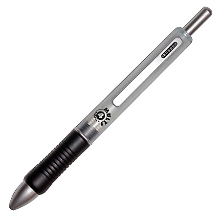 Staedtler® Multi-4™ Multipurpose Writing Instrument With Stylus, 0.8 mm, Medium Point, Smoke Gray Barrel, Assorted Ink