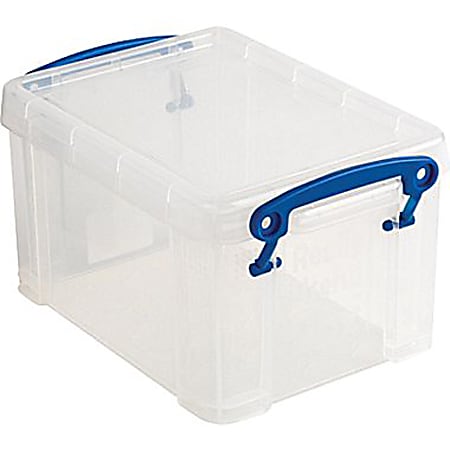 Really Useful Storage Box 0.7 Litre Clear 