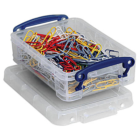 Really Useful Box Plastic Storage Container With Built-In Handles