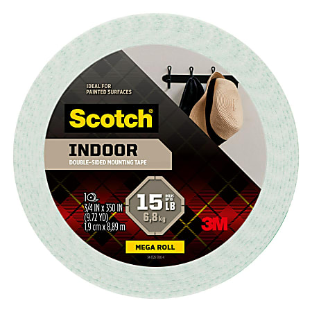 3M Scotch Foam Mounting Tape, 0.5 x 150