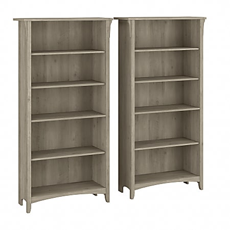 Bush Business Furniture Salinas 63&quot;H 5-Shelf Bookcases,