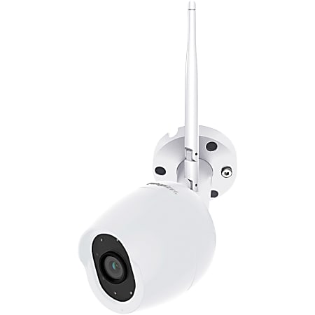 Energizer Smart 1080p Outdoor Camera with Camera Streaming (White) - 15 ft Night Vision - H.264 - 1920 x 1080 - 2.80 mm - CMOS - Surface Mount, Wall Mount - Google Assistant, Alexa, Google Home Supported