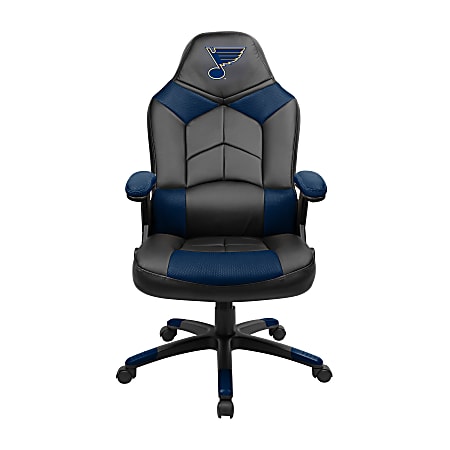 Imperial NHL Faux Leather Oversized Computer Gaming Chair, St Louis Blues