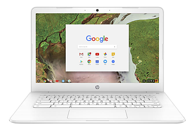 HP Chromebook 14-ca030nr Laptop, 14" Screen, Intel® Celeron®, 4GB Memory, 16GB eMMC, Google™ Chrome OS