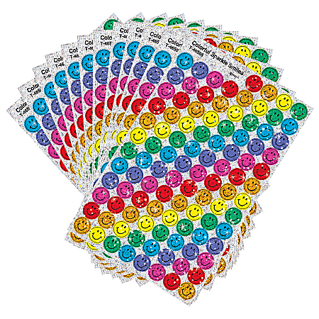 Trend SuperSpots, Colorful Smiles, Pack Of 1,300