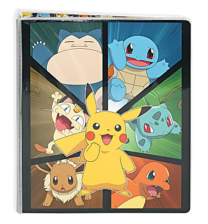 pokemon card 3 ring binder Pokemon 3-Ring 1 Inch Vinyl Binder