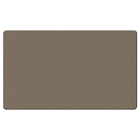 Ghent Fabric Bulletin Board With Wrapped Edges, 36" x 46-1/2", Taupe