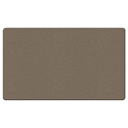 Ghent Fabric Bulletin Board With Wrapped Edges, 36" x 46-1/2", Taupe
